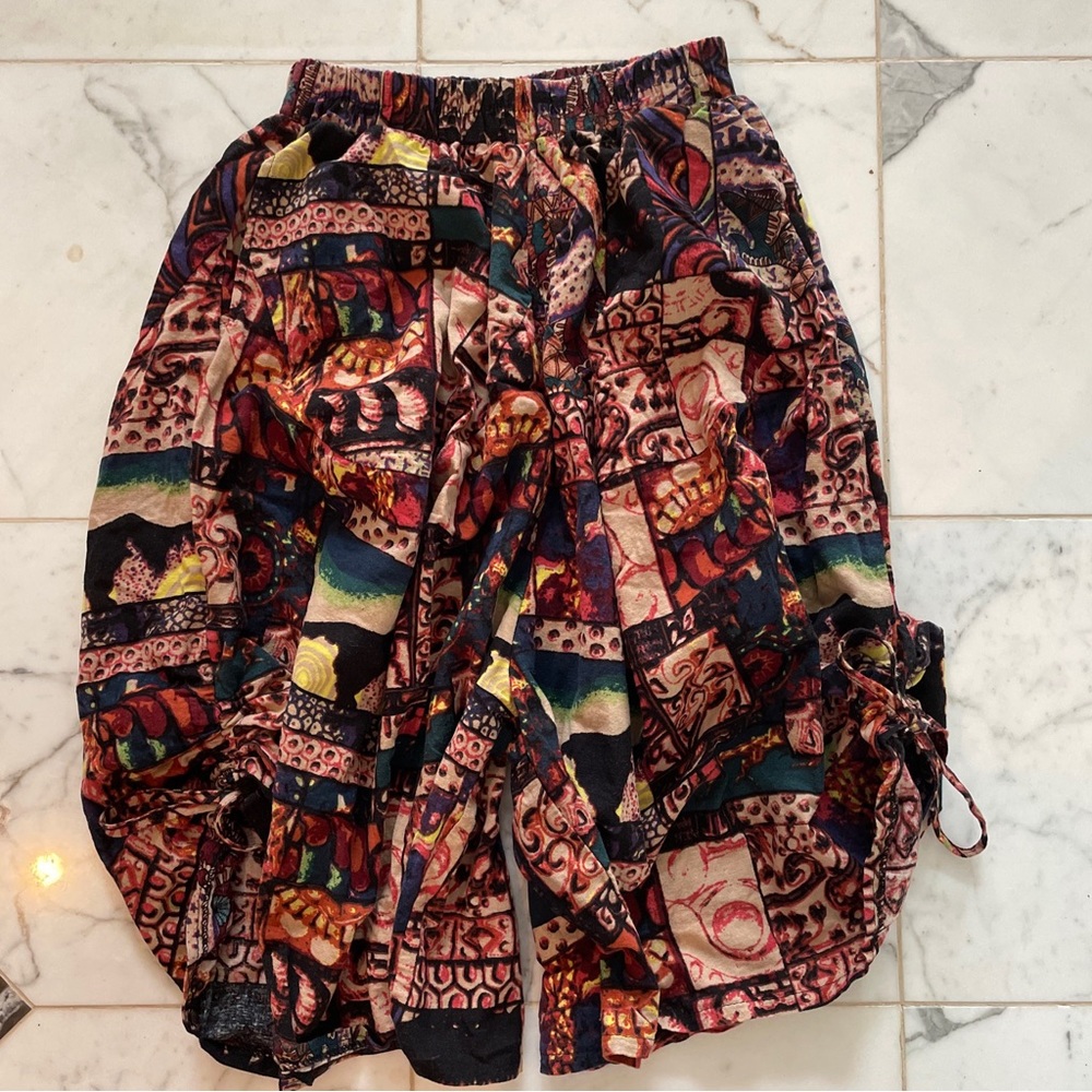 Funky Mc Hammer Shorts/Culottes Asian Brand size small w/ elastic waist